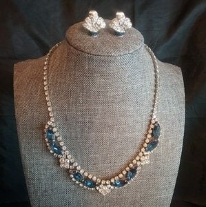 Sold Holiday Juliana Rhinestone Necklace & Earring Set